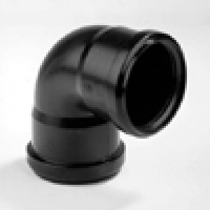 Pe (pp) bocht 90gr 125mm 2m eur/st