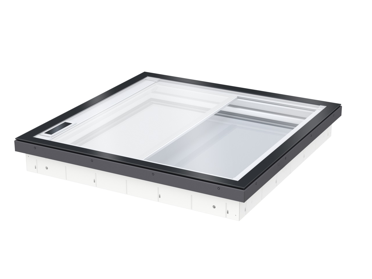 Velux isu 2093 080080 vlak beschermglas transparant voor platdakvenster