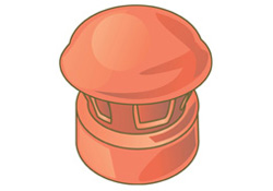 Ml cote fleurie pv kapje kokerp 100mm zw sat