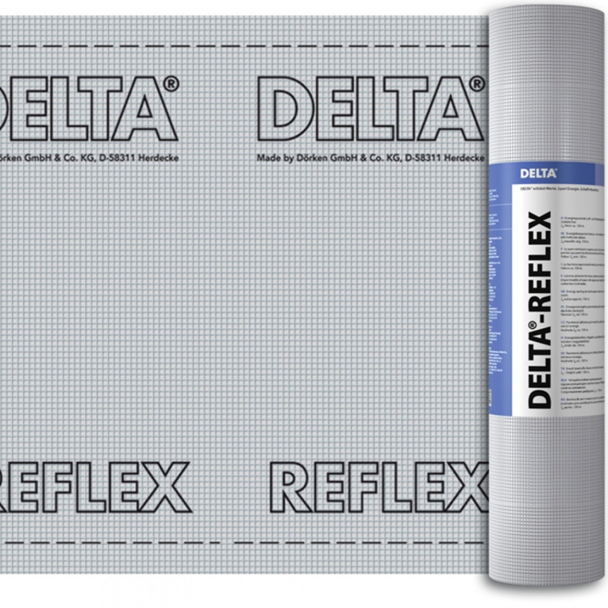 Onderd delta reflex 50x1.5m    75m2/rol