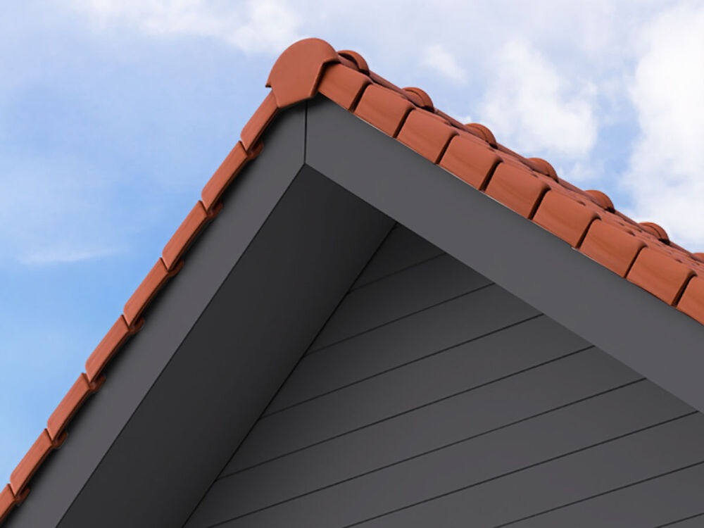 Cedral board dakrand 9 mm 20cm c18 leisteengrijs 2500mm eur/st