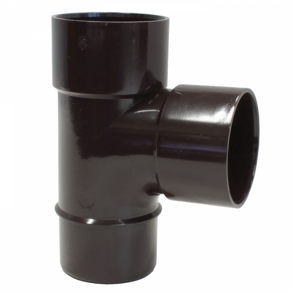 Rwa bruin t-stukken  80 mm eur/st