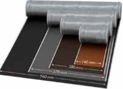 Wakaflex 180 mm rood  ( 5 lm/rol) in lm eur/lm