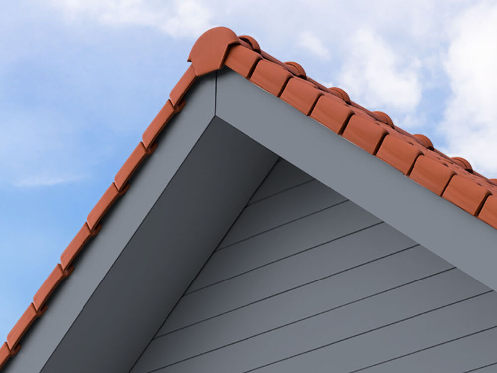 Cedral board dakrand 9 mm 40cm c15 staalgrijs 2500mm eur/st