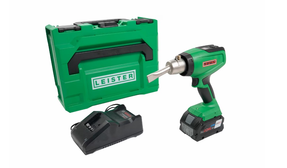 Leister nexheat 300 a-lp 18v/600w overlap laskit  (+accu+ladder+koffer ) eur/st