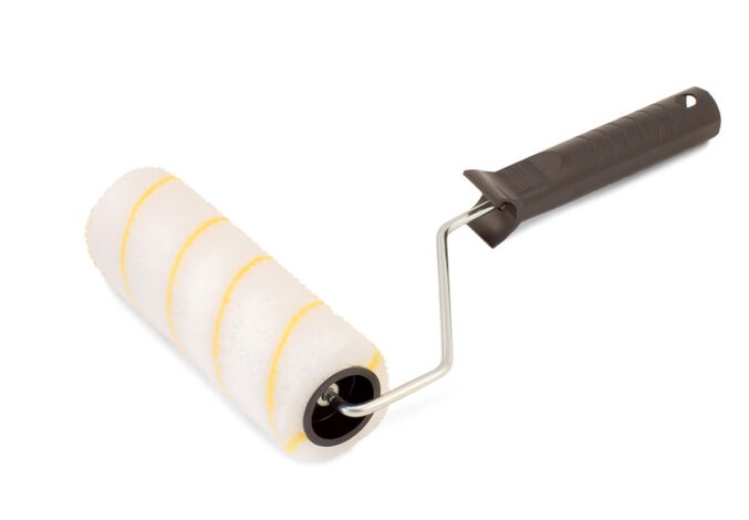Wegwerprol polyester 18cm + beugel vast eur/st