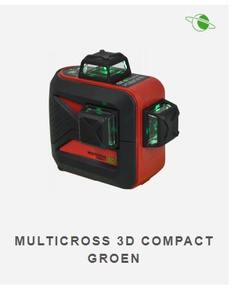 Fut multicross 3d laser groen compact promo