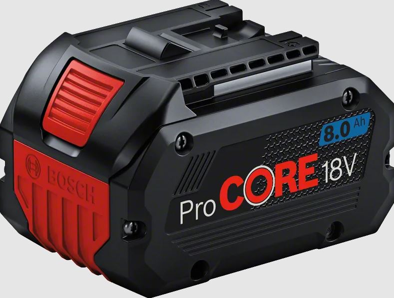 Bosch procore accu 18v 8,0ah eur/st