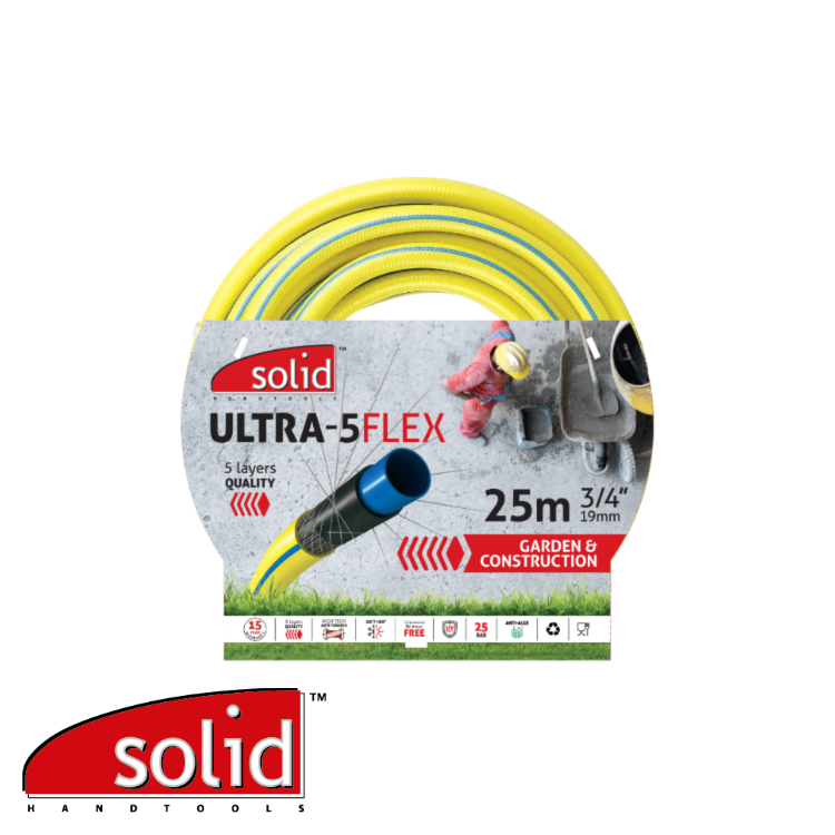 Prax waterslang ultra-5 flex 3/4"x 25m eur/st