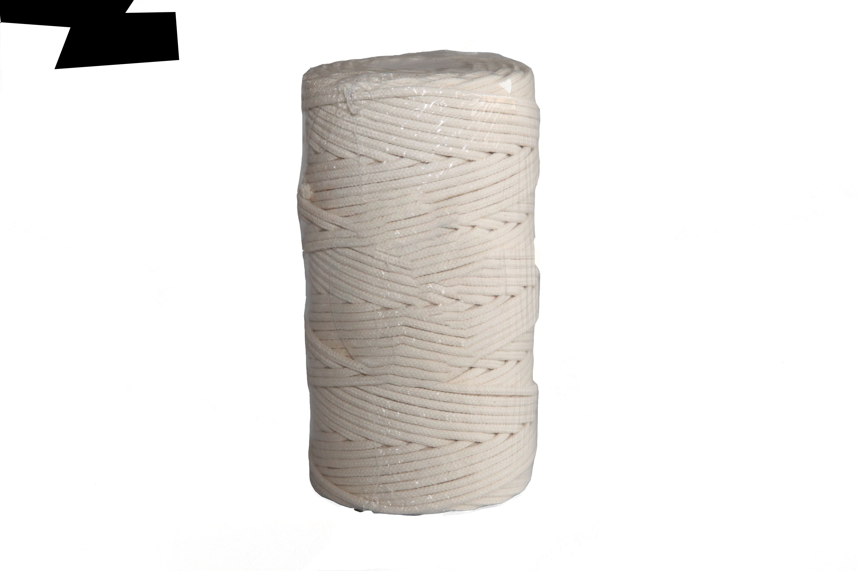 Led gevlochten katoen 3mm  100m