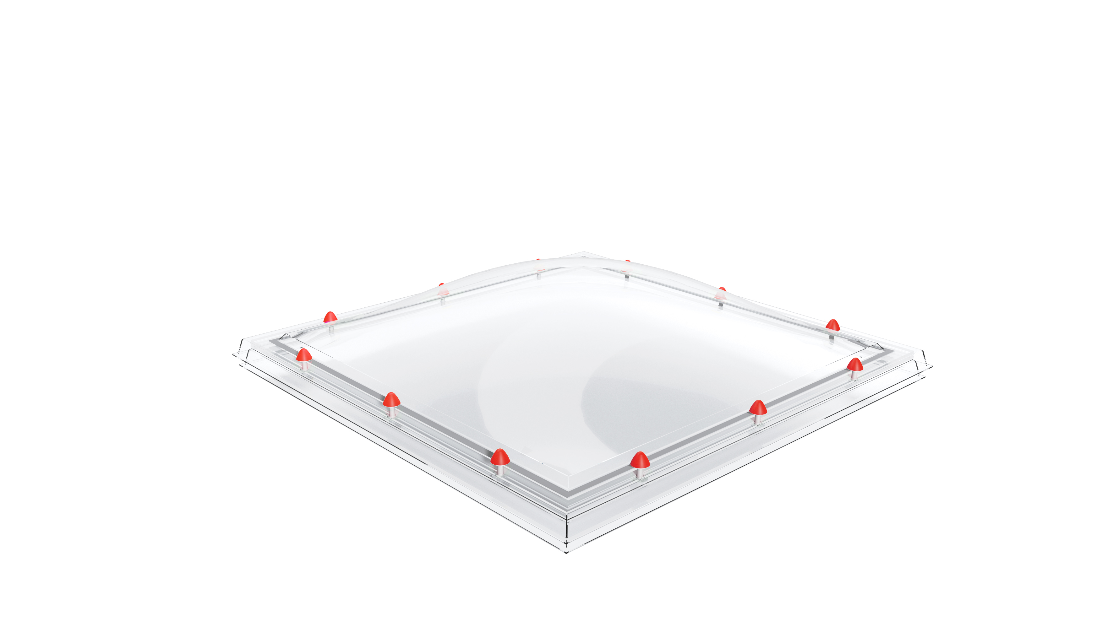 Koepels 3w 100/100 helder polycarbonaat