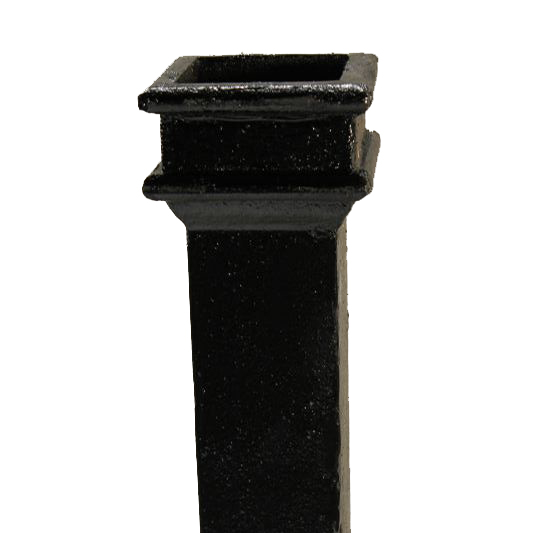 Fonte buis  80 x  80  recht + joint 1 m/st eur/st "nabehandeling vereist"