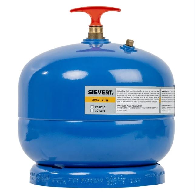 Sievert gasfles inhoud 2 kg eur/st