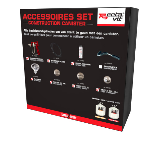 Elev set acc. construction canister eur/set