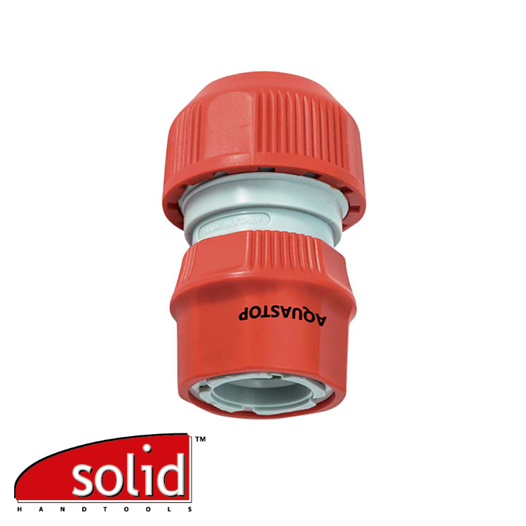Prax snelkoppeling aqua stop inox spring 1/2"+5/8" eur/st
