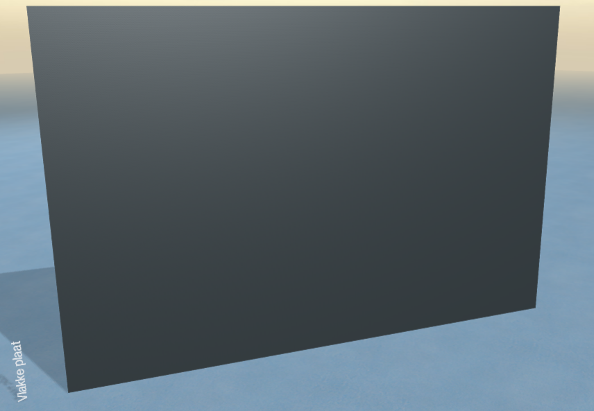 Vlakke plaat poly 0,63mm 1,22x2,15m ral9010 eur/m2