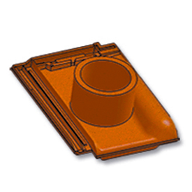 Ter kokerpan 100mm cote fleurie antraciet mat eur/st 703