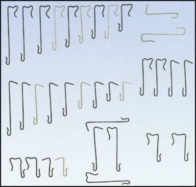 Inox hanghaken zwart 112/30 lat 25 f17 bult 500st/ds eur/ds “inox aisi430 kwaliteit”