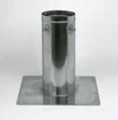 Inox dw 125 schouwtopbevestiging eur/st   701545