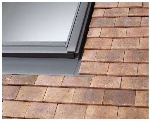 Velux gootstukken edp 2000 mk04 pro+ inclusief isolerend kader bdx en onderdakkraag bfx