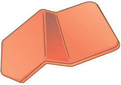 Ml elysee verbind st 1v/2n rood gevlamd