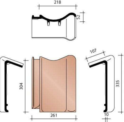 Vhv klassiek haakvorst blauw gesmoord 706
