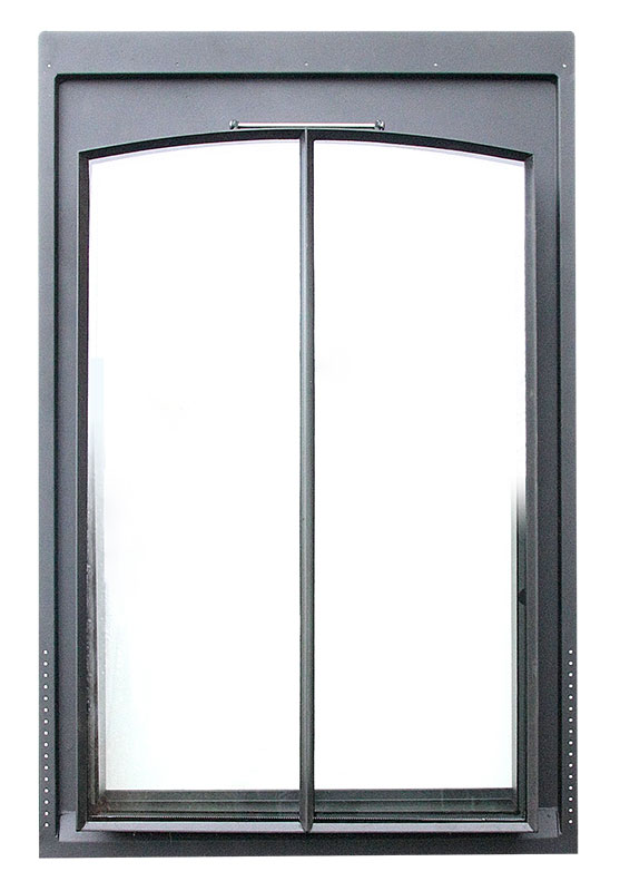 Dakvenster metaal x 77x118 gebogen/vert verd