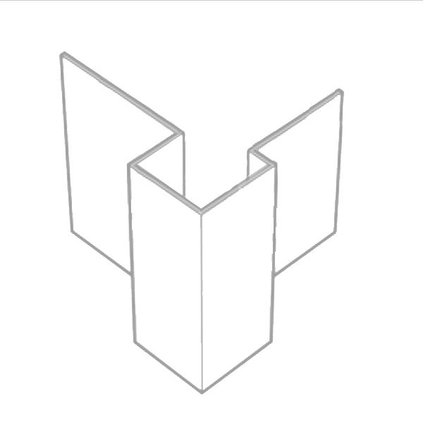 Cedral alu buitenhoek asym c18 leisteengrijs 3lm/st eur/st