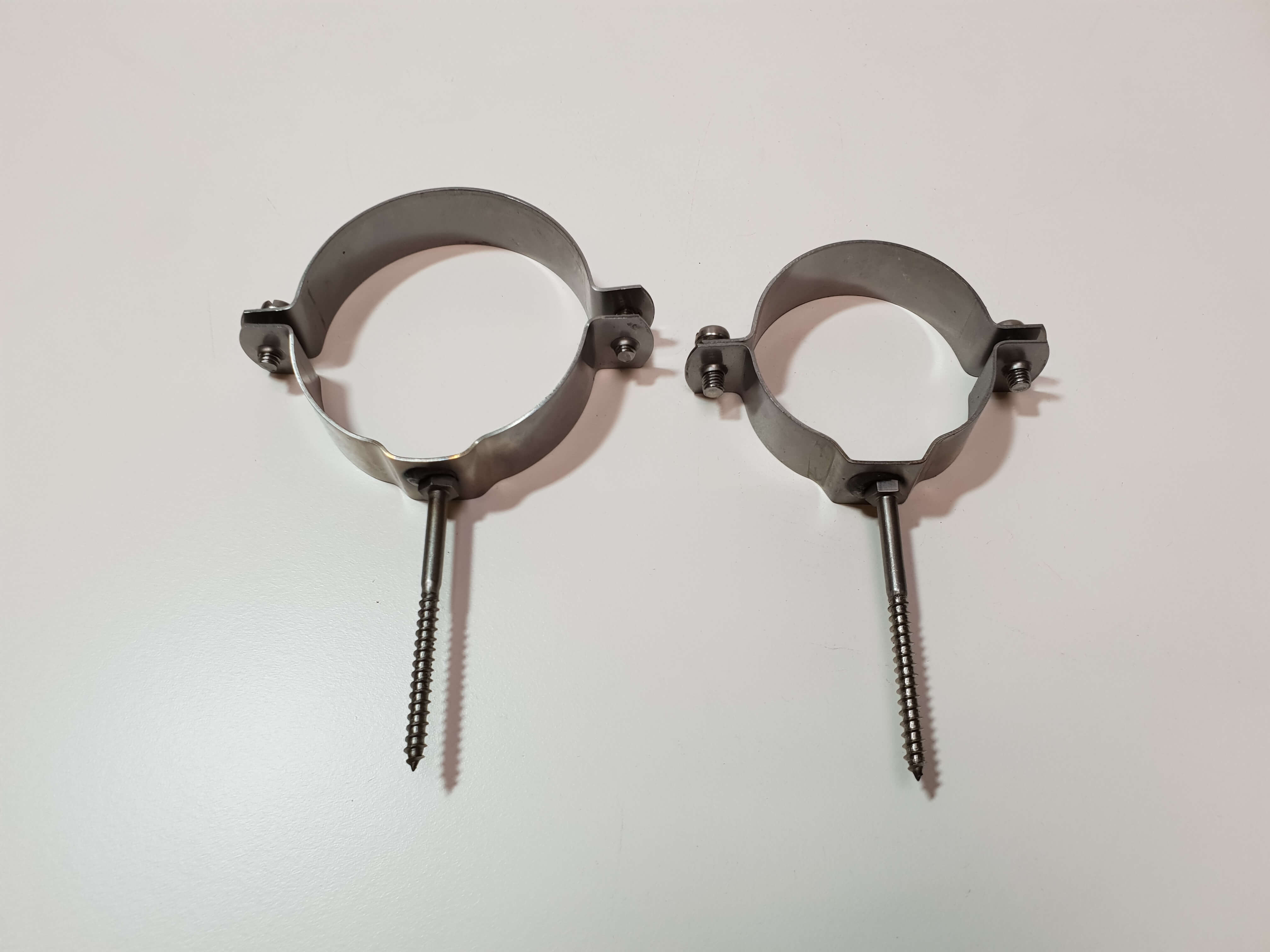 Inox beugel scharnier  80+houtdraadpin 25st/d