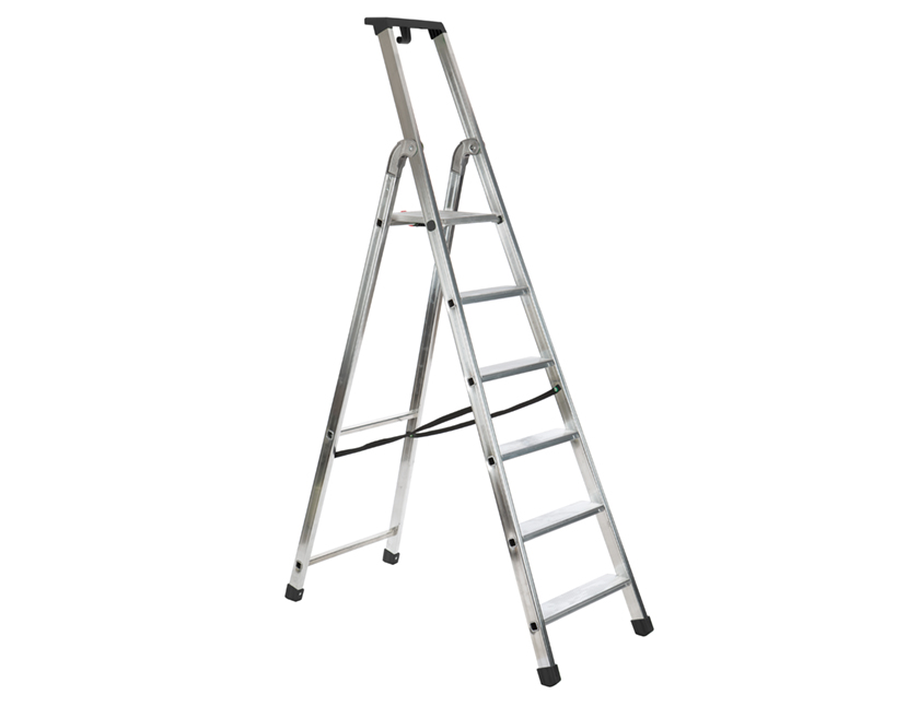 Gali trapladder industr. 6 treden quadra eur/st