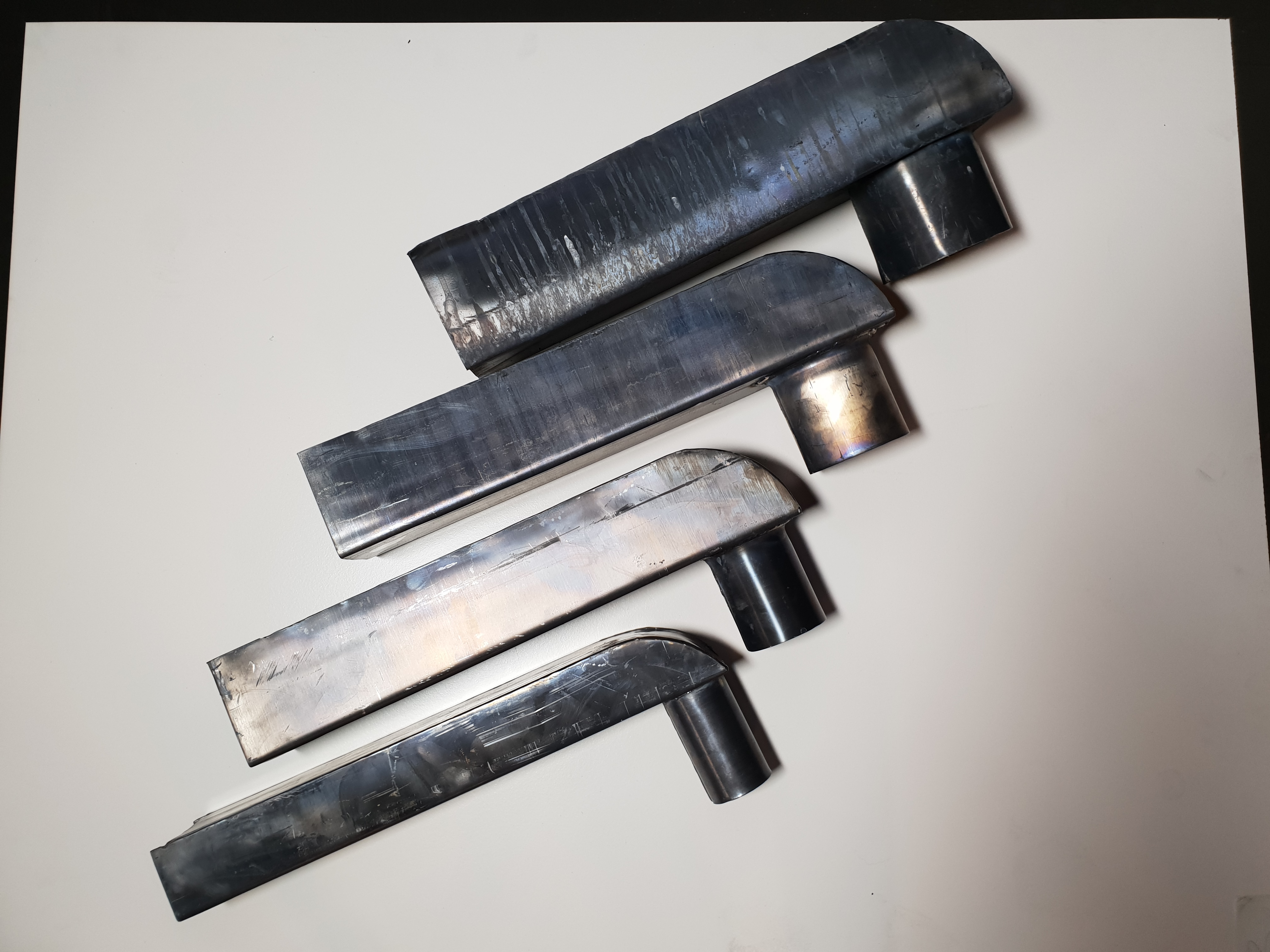 Lood gootbak  120 mm 50cm eur/st