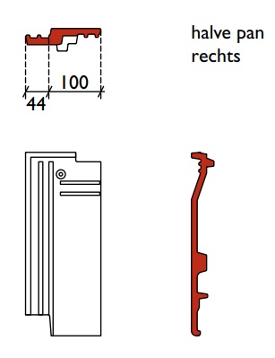 Lf fontenelle halve pan rechts dbl black