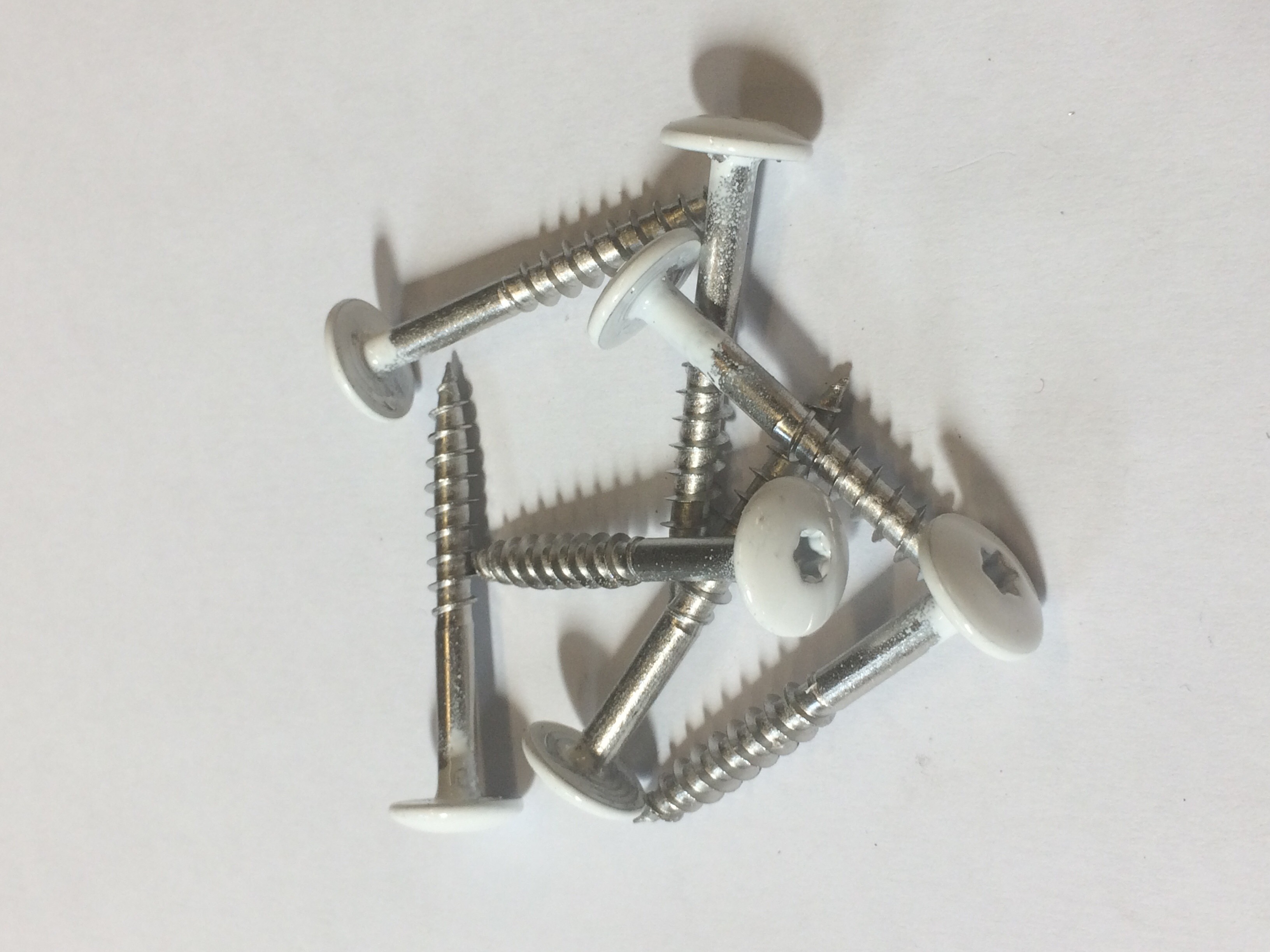 Trespa inox schroeven a4 4,8x38 puur wit ral9016 a05.0.0 100st/ds eur/ds