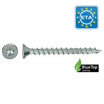 Pg uni houtschr hapax vzk-t20 4,5x45 zn 200st/ds eur/ds