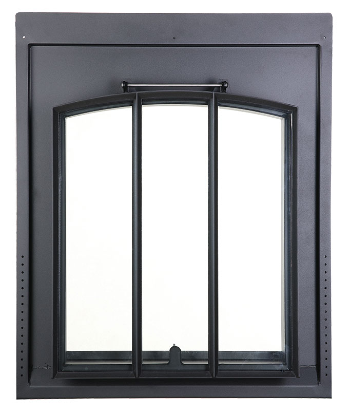 Dakvenster metaal p  60x70 gebogen/2 vert ver