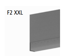 Zink   vm f2xxl  anthra afwerkprofiel xxl 3m/st voor diepte 40mm-80mm 220022515