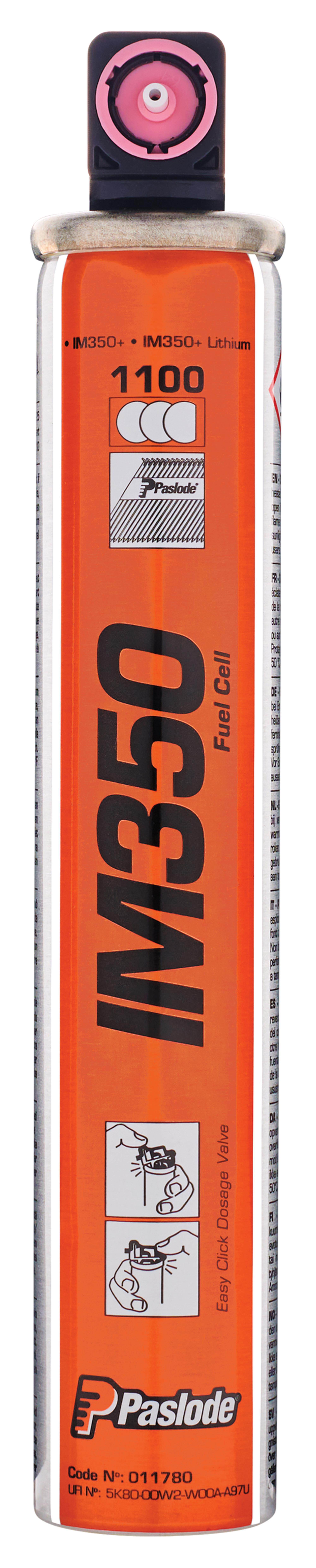 Pasl gasvullingen vr im350 2st/ds  eur/doos