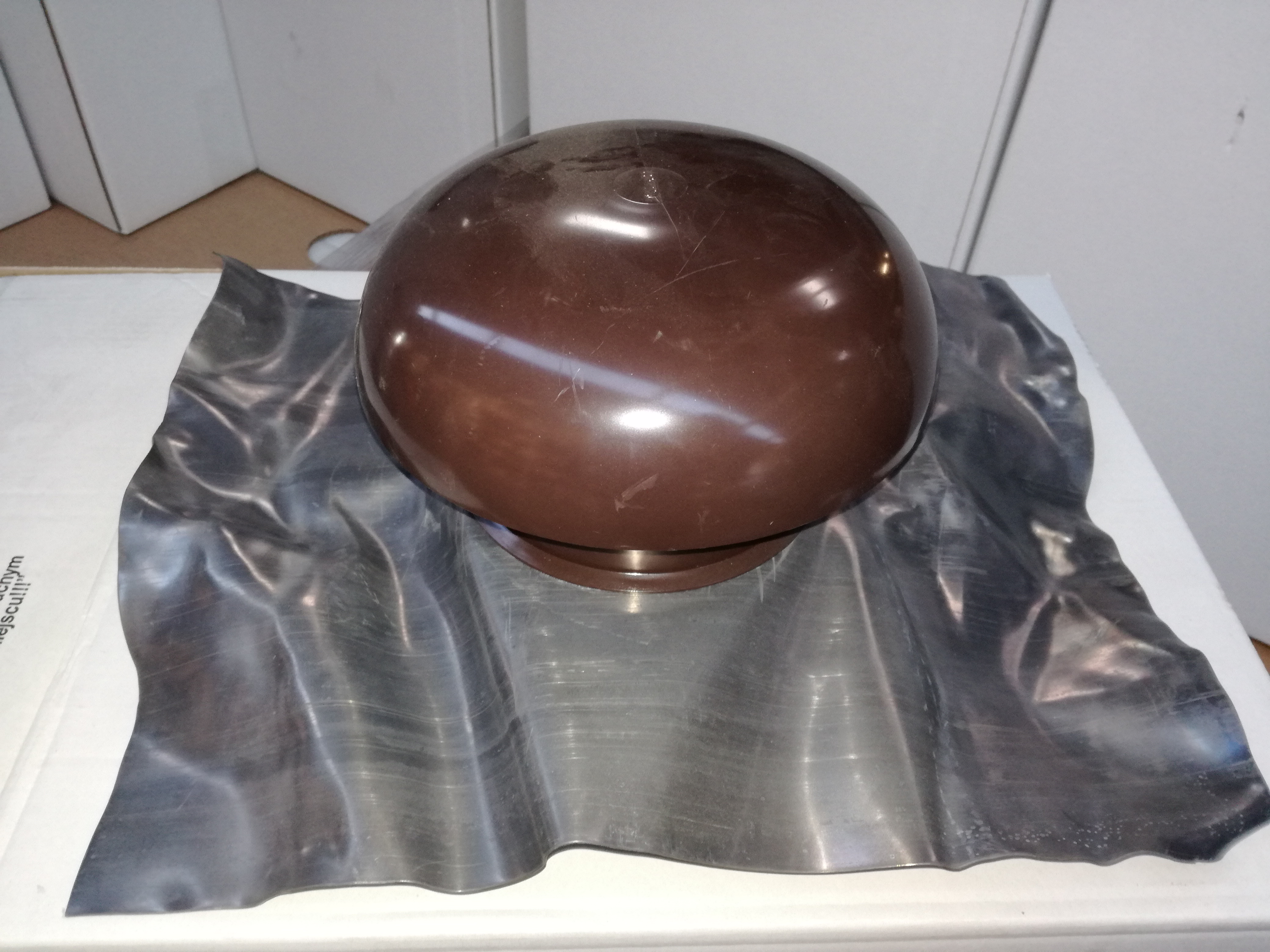 Nicoll luchtkap  125mm bruin eur/st