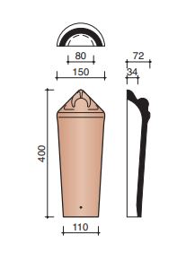 Pontigny beginnoordboom halfrond rood gevlamd 895
