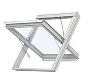 Velux rookafv ggl sk06 207040d hout wit gev