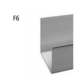 Zink   vm f6  u-profiel 3m/st 220022221