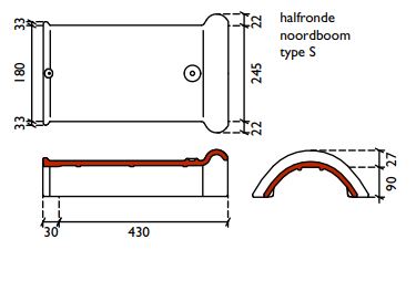 Lf postel 20 noordboom hr 40cm hr rustiek