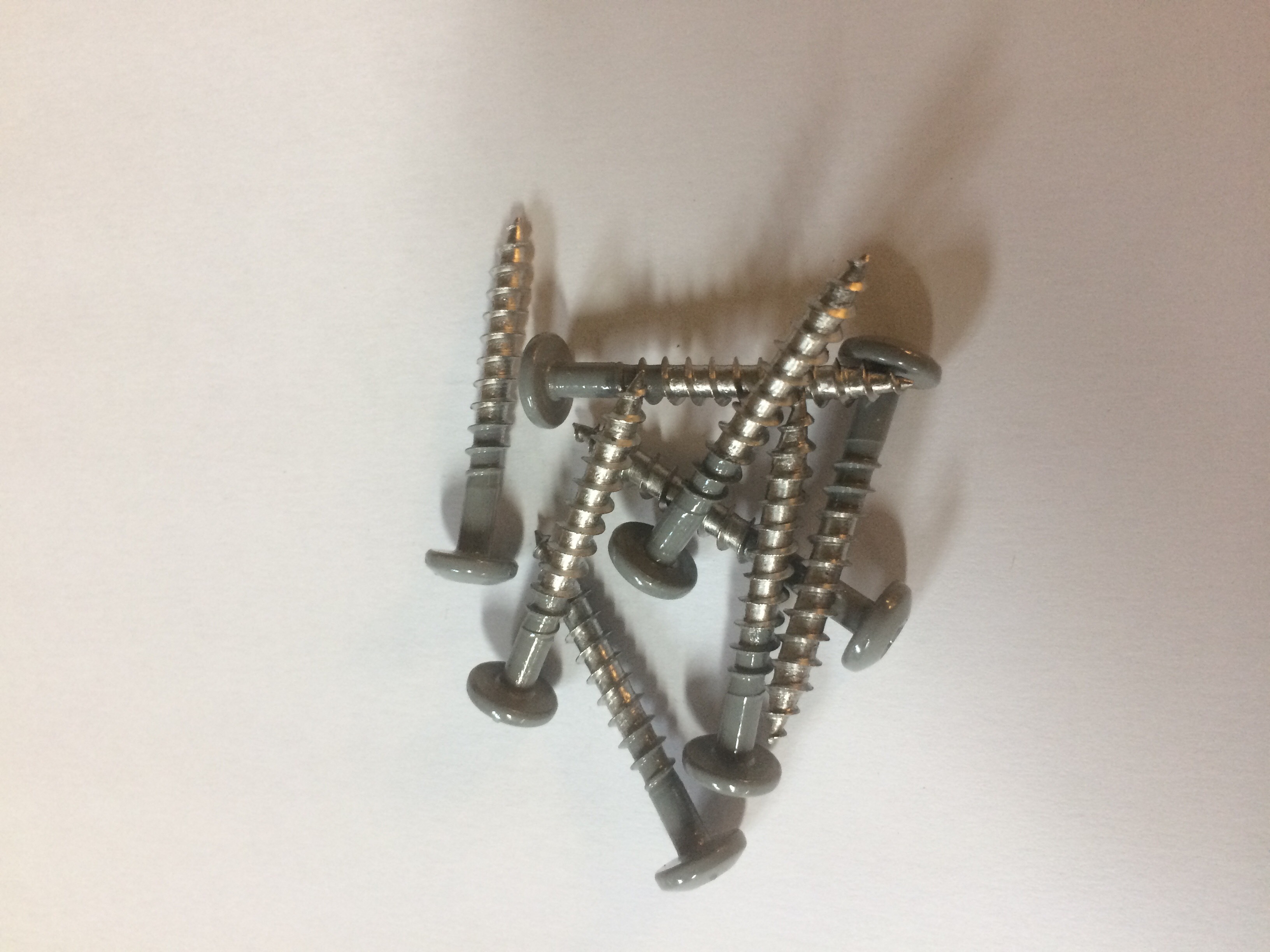 Rockpanel inox schroeven a4 4,5x35 ral7037 200st/ds eur/ds