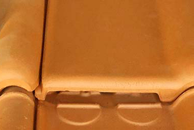 Kor ventilatiepan-haakdoorvoerpan 44 natuurrood 600