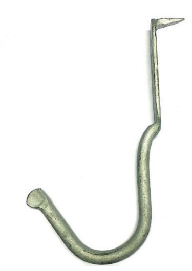 Galv ladderhaken  16 mm met bol  eur/st