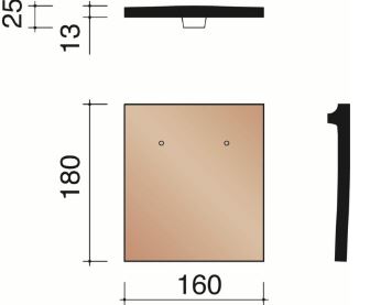Esprit patrimoine korte pan vert de lichen 896