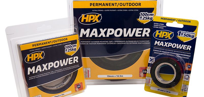 Hpx power outdoor zwart 19mm x 16,5m