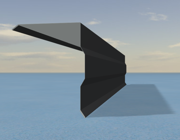 Dakpanplaat randslab groot 2,10m anthra r7024 eur/st productie modde heule