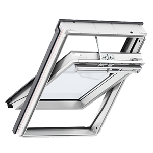 Velux ggl integra 206621 sk08 elektr hout wit