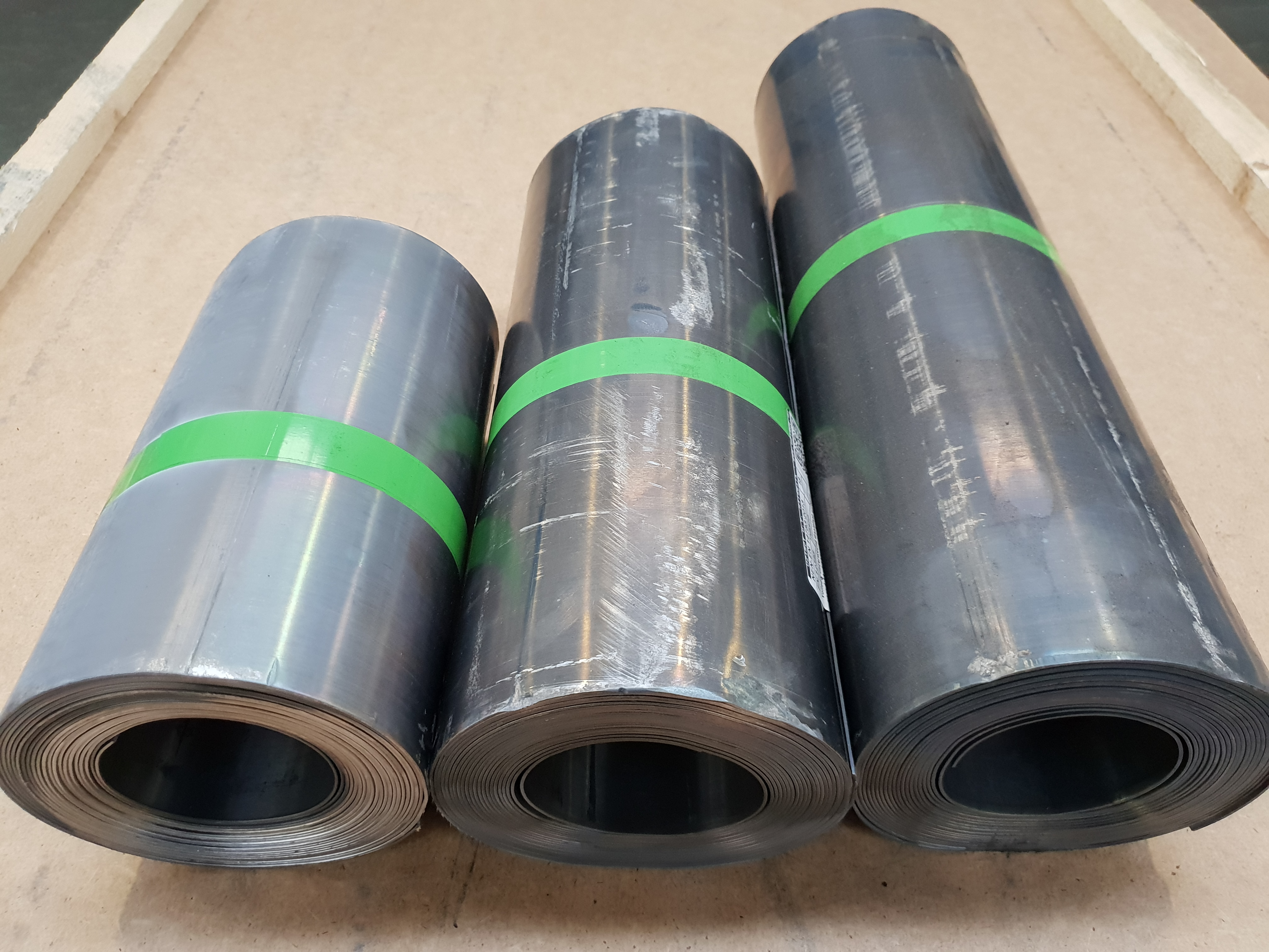 Lood ribbel 0,30m  1mm 2/3 geribbeld  eur/kg